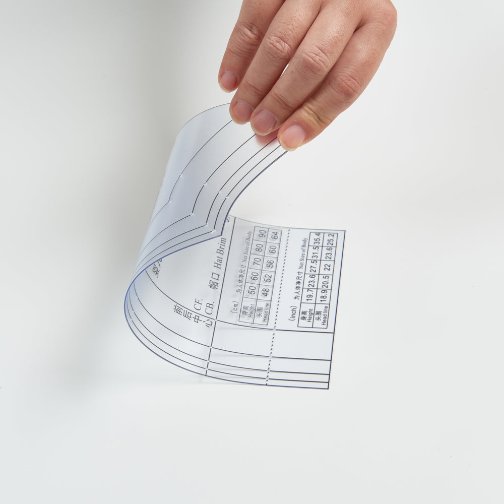 DIHAN HB101 Baby's Hats Multi Size Garment Pattern Plastic Block Making Ruler Sewing Ruler Quilting Rulers Garment Ruler Cutting Ruler