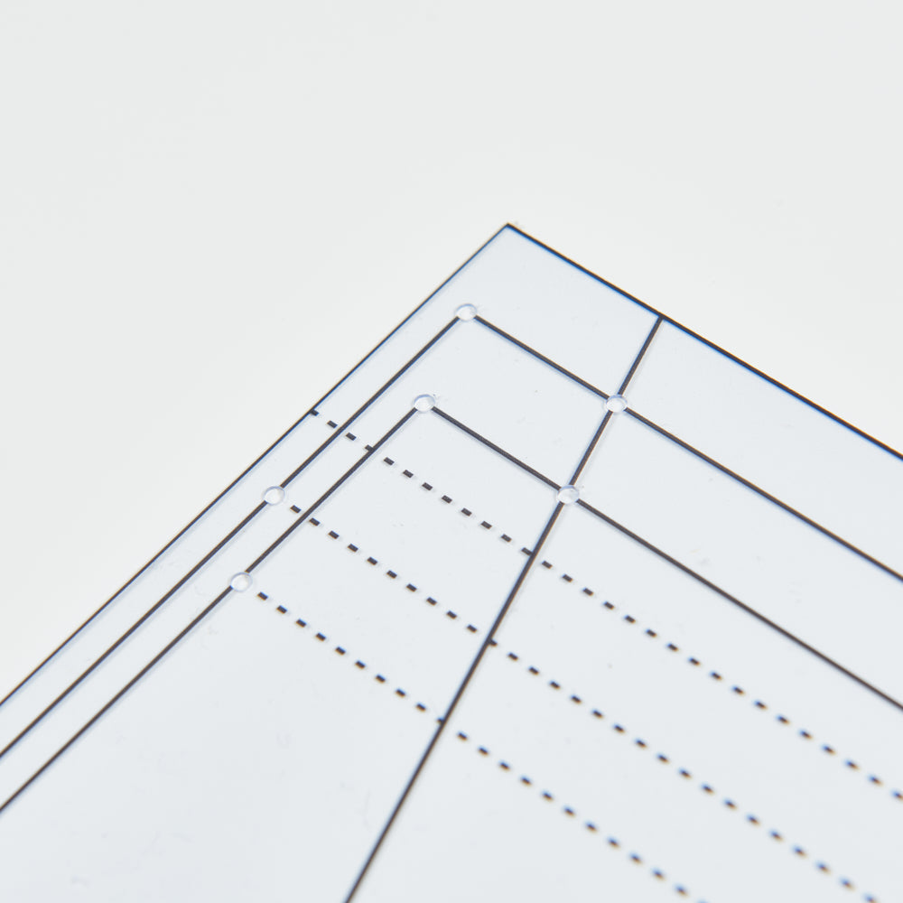 DIHAN KBB101 Baby's Pants Basic Multi Size Garment Pattern Plastic Block Making Ruler Sewing Ruler Quilting Rulers Garment Ruler Cutting Ruler