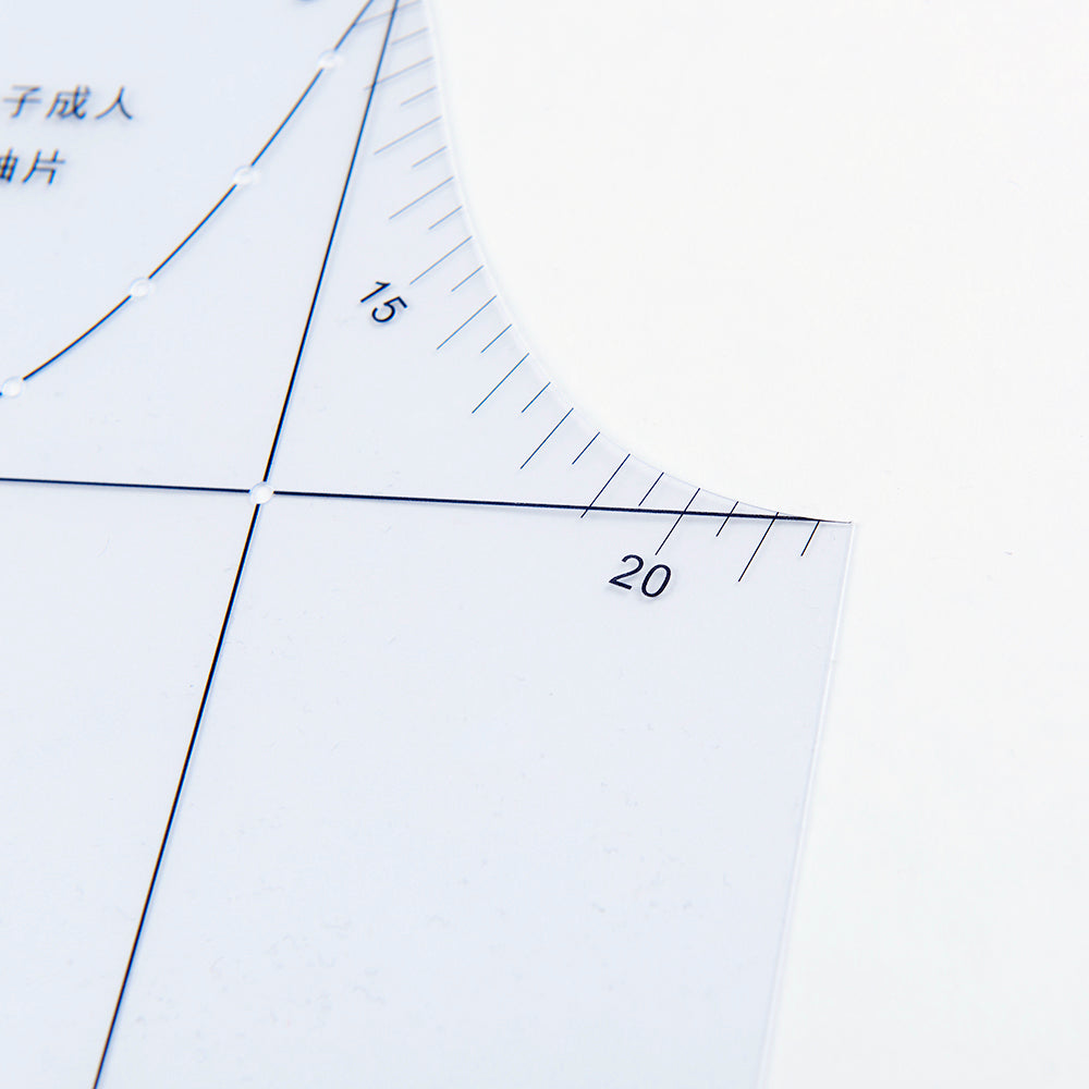 DIHAN Y111 Women's  Plastic Garment Pattern Block Prototype Template Sewing Ruler Quilting Ruler Curve Ruler Tailor Ruler