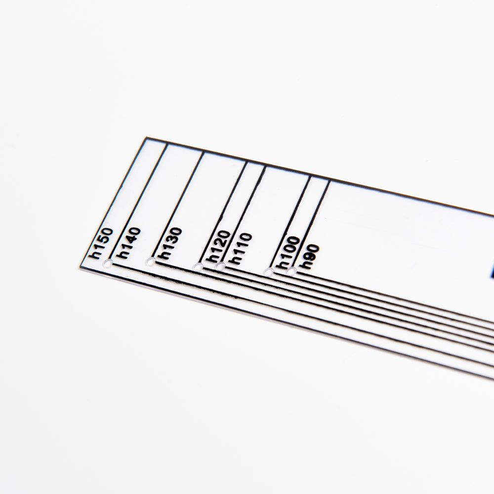 DIHAN #QC101 Girl's Basic Skirts Plastic Pattern Children's Block Multi Size  Making Ruler Sewing Ruler Quilting Rulers Garment Ruler Cutting Ruler