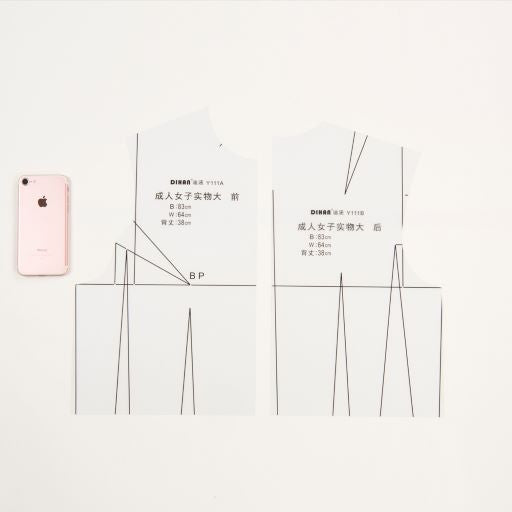 DIHAN Y111 Women's  Plastic Garment Pattern Block Prototype Template Sewing Ruler Quilting Ruler Curve Ruler Tailor Ruler