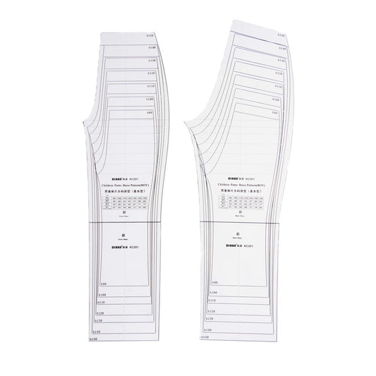 DIHAN #KC201 Boy's Basic Pants Plastic Pattern Children's Block Multi Size  Making Ruler Sewing Ruler Quilting Rulers Garment Ruler Cutting Ruler